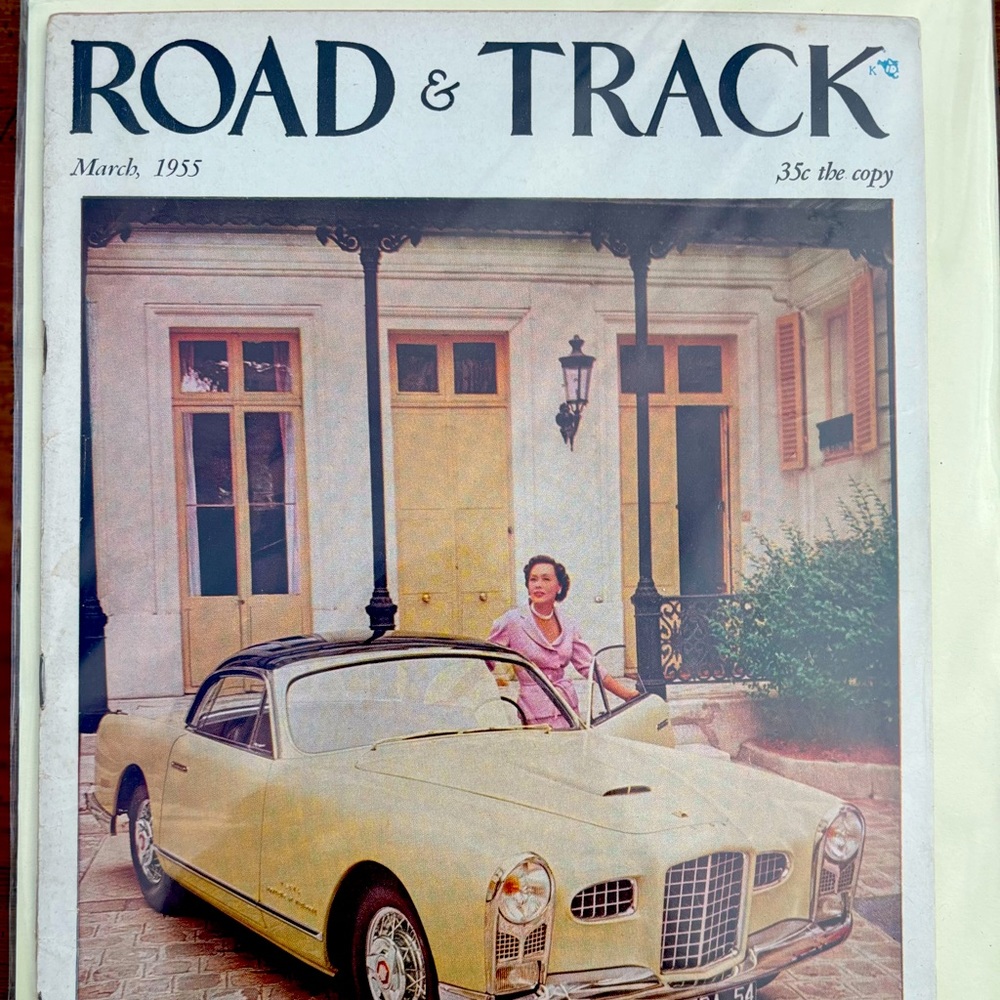 1955 Road and Track Magazine